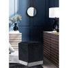 Meridian Furniture,Jax Velvet Ottoman/Stool - 2 of 4