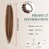 Alilang 24 Inch Long Straight Ponytail Extension Elastic Ring Long Straight Hair For Daily and Special Occasions - 4 of 4