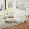Whisen Modern Design 5-Seat Oversized Sectional Sofa U-shaped Sofa Couch with Chaise Lounge - 2 of 4