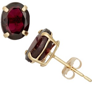 Designs By Gioelli 10K Gold Gemstone Stud Earrings - 1 of 2