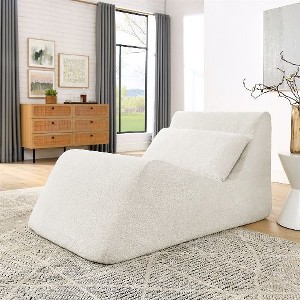 CAVINAS Bean Bag Chair for Adults and Kids, Lazy Floor Sofa Couch with Ergonomic Design, Memory Foam, for Living Room Bedroom, Office - 1 of 4