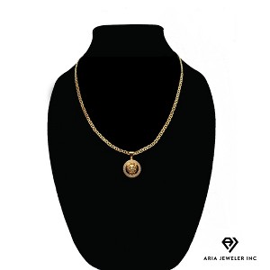 Aria Jeweler Inc Chain with Lion Pendant - 1 of 2
