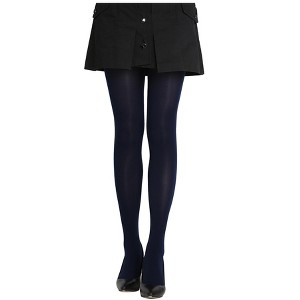 INSPIRE CHIC Women's Control Top Sheer To Waist Toe Stretchy Waist Pantyhose Tights 1 Pairs - 1 of 3