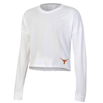 NCAA Texas Longhorns Women's White Long Sleeve T-Shirt