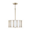 Capital Lighting Bodie 3 - Light Semi-Flush Mount in  Matte Brass - 3 of 4