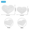 Unique Bargains DIY Embroidery Clothing Sequins Heart Iron on Patches - 2 of 4