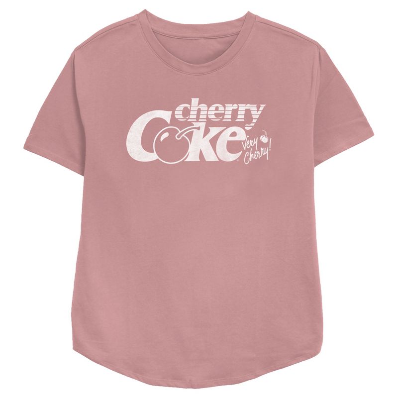 Women's Coca Cola Retro Cherry Coke Logo T-Shirt, 1 of 4