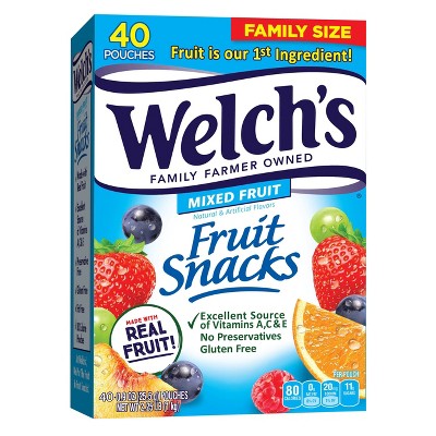 Welch's Mixed Fruit Snacks - 40ct