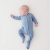 Kyte Baby Zippered Footie in Slate - 2 of 4