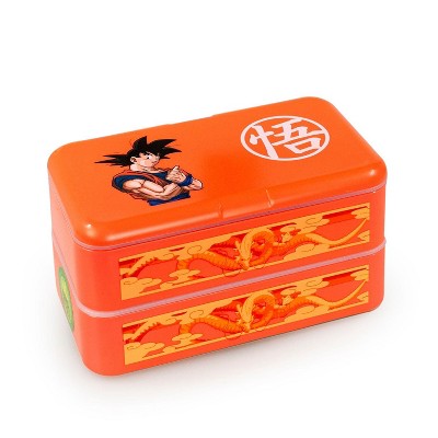 Just Funky Dragon Ball Z Goku Bento Box w/ Chopsticks & Spoon