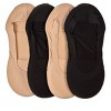 Memoi 4 Pairs Women's Cushioned Fine Edge No-Show Sock Liner - 3 of 4