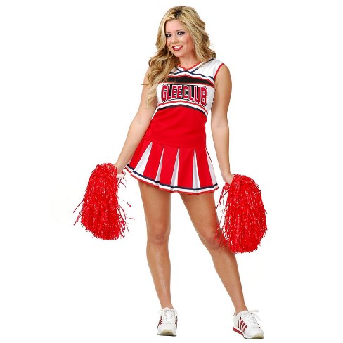 Underwraps Womens Blue Cheerleader Costume - Size Large