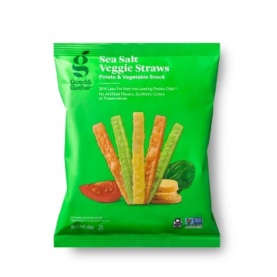 Sea Salt Veggie Straws - 1.5oz - Good & Gather™