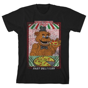 Youth Five Nights at Freddy's  Fazbear's Pizza TShirt Boys Graphic Tee - 1 of 1