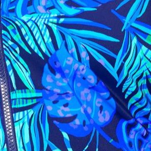 vibrant palm blue