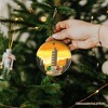 Sunset in Pisa Italy Vintage Art Souvenir Ceramic Christmas Ornament| OrnamentallyYou - 4 of 4