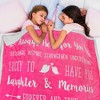 PAVILIA Best Friend Throw Blanket, Soft Fleece Friendship Gift for Women BFF Bestie Birthday Teen Girls Soul Sister - 2 of 4