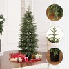 LuxenHome 5Ft Artificial Green Branches Christmas Fir Tree Potted - 3 of 4