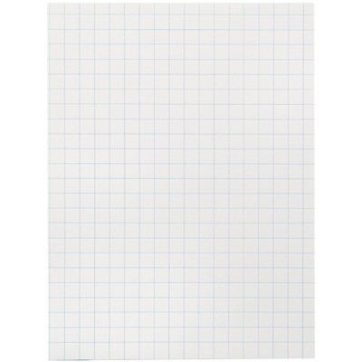 School Smart Graph Paper, 1/2 Inch Rule, 9 x 12 Inches, White, 500 Sheets