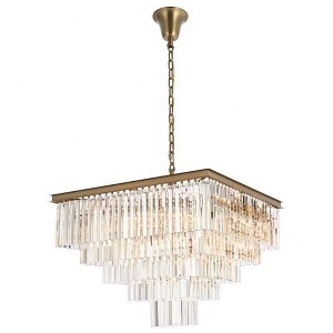 Elegant Lighting Sydney 21 - Light Chandelier in  Satin Gold - 1 of 3