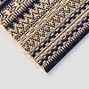 7'10"x10' Lake Stripe Outdoor Rug Navy - Threshold™: Weather-Resistant, UV Protected, Woven Polypropylene - 2 of 4