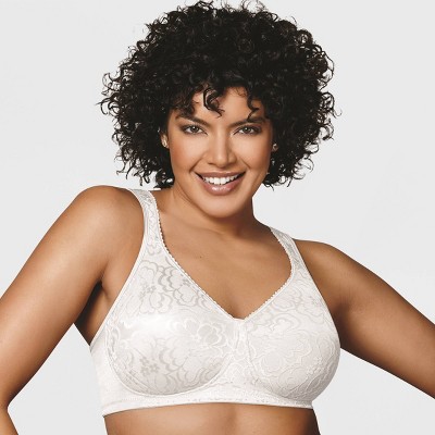 playtex classic support white bra unwired 34DD