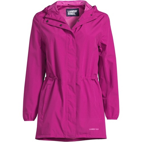 lands end waterproof packable raincoat