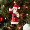 Fabric Santa Holding Gift Christmas Tree Ornament - Wondershop™: Indoor Decoration, 5.75" Holiday Theme - 2 of 3