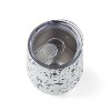 Cambridge Silversmiths Set of 4 12oz Terrazzo Wine Tumblers with Lids White: Stainless Steel, Dishwasher-Safe - 3 of 4