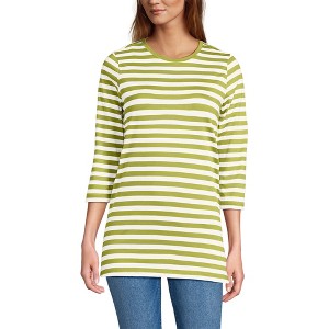 Lands' End Women's 3/4 Sleeve Cotton Supima Tunic - 1 of 3