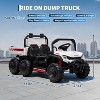 24V 4WD All-Terrain Kids Electric Ride-on Dump Truck,2-Seater with Remote Control,Dump Bed - 3 of 4