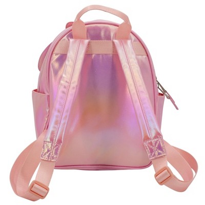 My Melody Big Face Cosplay Mini PU Backpack Purse, Shoulder Bag with Epoxy Filled Metal Bow Charm, 10.5 Inch, Adjustable Straps, Faux Leather — фото 3