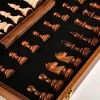 Probe Hues Walnut-Felted Interior Chess Set - 3 of 3