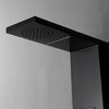 BWE 5-jet shower panel system with rain shower head and shower rail, shower tower with LED light - 4 of 4