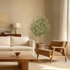 Faux Olive Tree Artificial Indoor, 4/5/6/7ft Tall Fake Olive Tree with Moss - 4 of 4