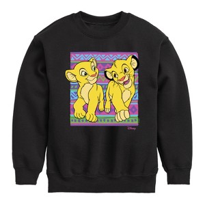 Boys' - Disney - The Lion King Graphic Long Sleeve Fleece Sweatshirt - 1 of 3