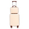 Hrinhom 2-Piece Luggage Sets,Spinner Wheel Luggage with Cosmetic Case(14"/20") - 2 of 4