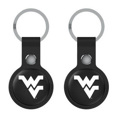 Keyscaper NCAA Big 12 Universities Insignia Black Airtag Holder 2-Pack