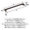 Amerock Merced Pull for Cabinets, Drawers, and Furniture - 4 of 4