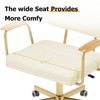 Furniliving Office Desk Chair, Comfort Padded, Modern Style with 360° Swivel Wheels for Office/Study/Vanity/Home - 4 of 4