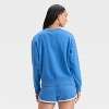 Women's Graphic Pullover Sweatshirt - Universal Thread™ Light Blue Letters - 2 of 3