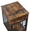 Etelifrank Decorative Dog Crate with Drawer - Modern Pet Furniture for Home Use - 3 of 4
