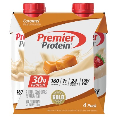 Premier Protein Shakes - Caramel - 11 fl oz/4ct Bottles