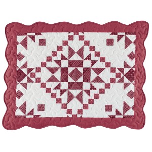 Collections Etc Star Patchwork Sham Set - 1 of 3