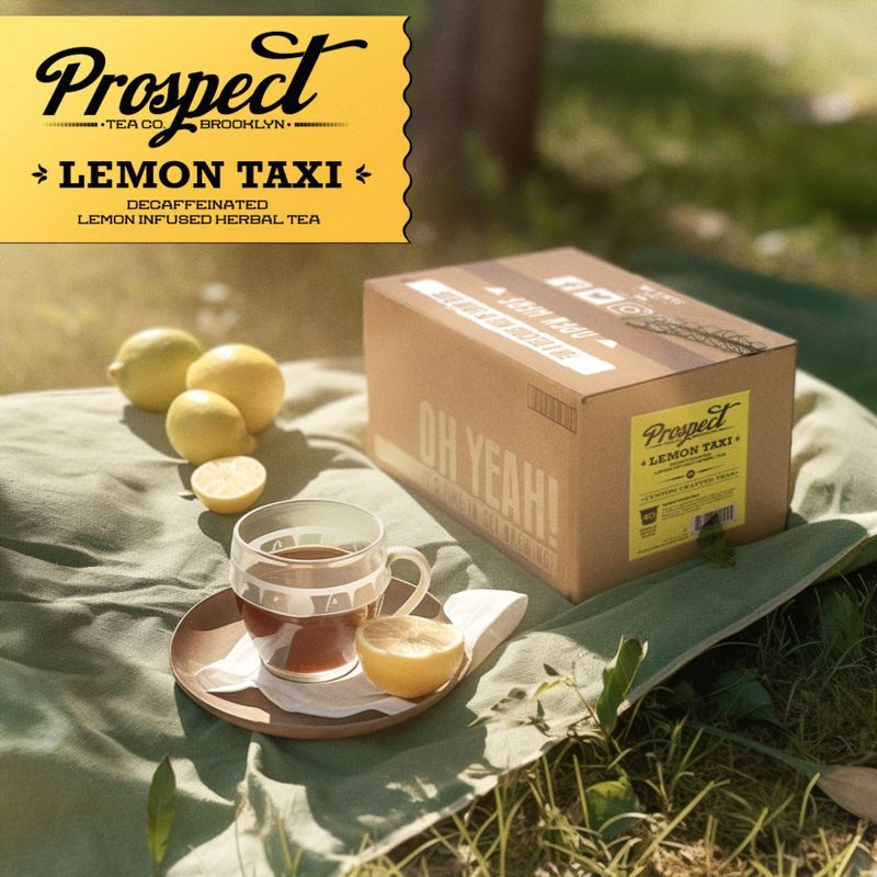 Prospect Tea Decaffeinated Lemon Taxi Herbal Tea Pods for Keurig K-Cup Brewer, 40 Count, 1 of 6