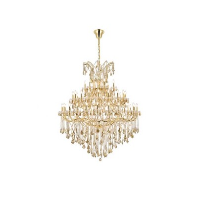 Elegant Lighting Maria Theresa 49 - Light Chandelier in  Gold