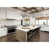 Z-Lite Geo 5 - Light Chandelier in  Matte Black/Chrome - 4 of 4
