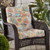Kensington Garden 24"x22" Outdoor High Back Chair Cushion - 2 of 4