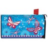 Briarwood Lane Everyday Mailbox Cover  - Standard Size - American Butterflies Patriotic Mailbox Cover - 3 of 3