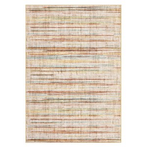 Washable Modern Abstract Rug Non Slip Low Pile Rug Soft Contemporary Throw Floor Cover Foldable Indoor Carpet for Living Room Bedroom - 1 of 4